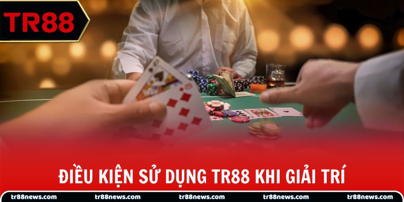 Điều kiện sử dụng khi giải trí